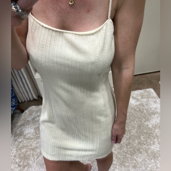 NWT SAYLOR Tirzah Sweater Dress in Ivory size medium - Picture 4 of 7